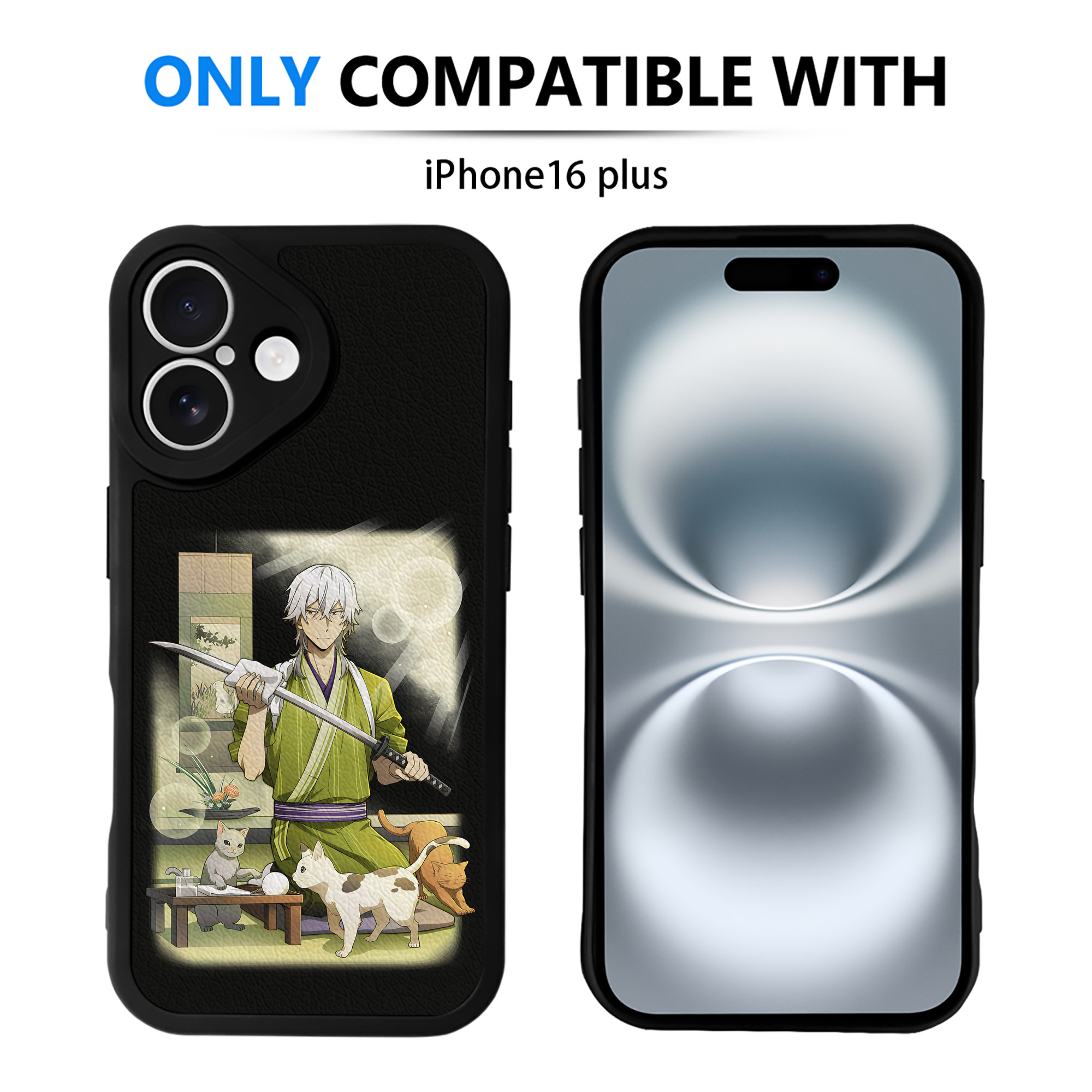 （画像用） 文豪ストレイドッグス Bungo Stray Dogs 【iPhone 16シリーズ対応】シリコンスマホケース（レザー調） 材質：シリコン